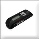 グリーンハウス ボイスレコーダー内蔵MP3プレーヤー 1GB ジェットブラック GH-KANA-DJK　円