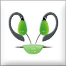 iLuv (アイラブ) i201GRN 耳かけ式カナル型ステレオイヤホン グリーン iLuv-i201GRN 円