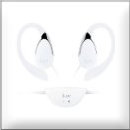 iLuv (アイラブ) i201WHT 耳かけ式カナル型ステレオイヤホン ホワイト iLuv-i201WHT　円