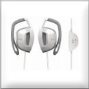 iLuv (アイラブ) i303WHT 耳かけ式カナル型ステレオイヤホン（防滴仕様） ホワイト iLuv-i303WHT　円