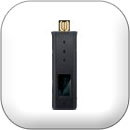 アイリバー プッシュ式USBコネクタ内蔵プレーヤー T7 1GB ブラック FMラジオ&ボイス録音機能搭載 T7-1GB-BLK \